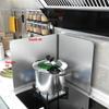 Маслоотражатель Кухонный из нержавеющей стали Маслоотражатель Утолщенный Высокотемпературный Газовая плита Теплоизоляционная пластина Легко чистить