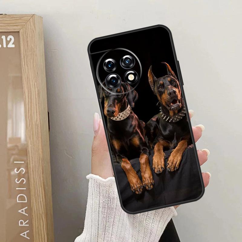 Чехол с изображением собаки таксы добермана для OnePlus 12 11 9 10 Pro 9RT 10T 10R 12R OnePlus Nord 2 CE 3 Lite CE4 N10 N20