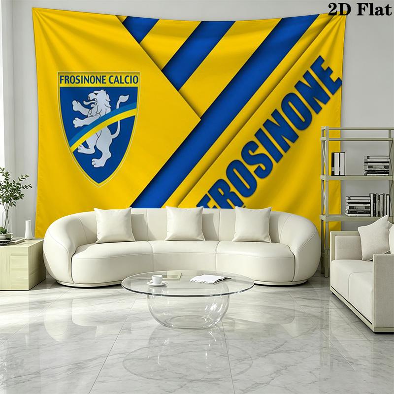 Frosinone Calcio Wall Tapestry Aesthetic Wall Hanging Printed Fabric Blanket Decorative Tapestries for Bedroom Living Room Home Decor