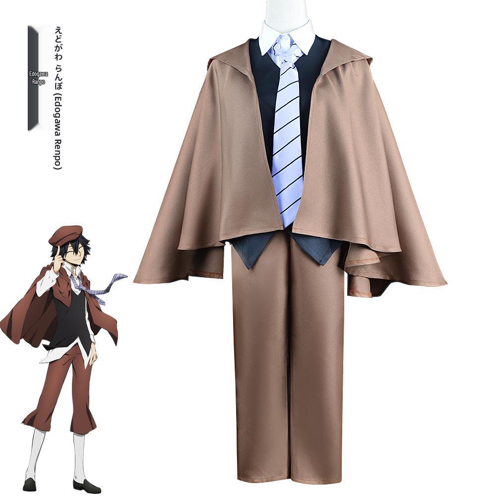 Bungo Stray Dogs Dazai Osamu & Nakahara Chuuya Anime Cosplay Outfit Set Available