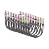 10pcs Colorful XLR Cable Balanced Audio Cable Noise Free Cable Microphone Speaker Cord Microphone Patch Cable Stage Mixer