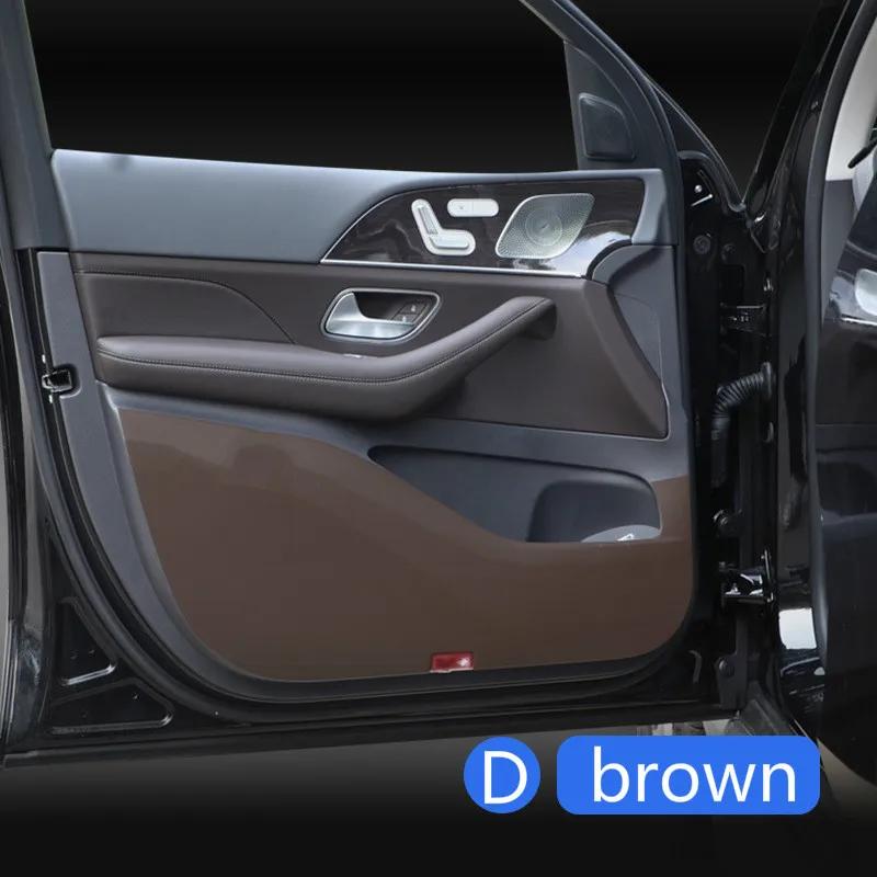 Для Mercedes Benz GLE Class W167 V167 GLE350/GLE450/400d 2020 автомобильные аксессуары защита кромки двери противоударные коврики для дверей чехол