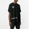 Off-White Футболка оверсайз Stencil Arrow Черные мужские топы OMAA038R191850151028
