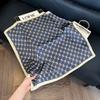 Korean cashew flower silk scarf triangle scarf women's stacking wear accessories jeans belt travel matching shirt scarf headscarf