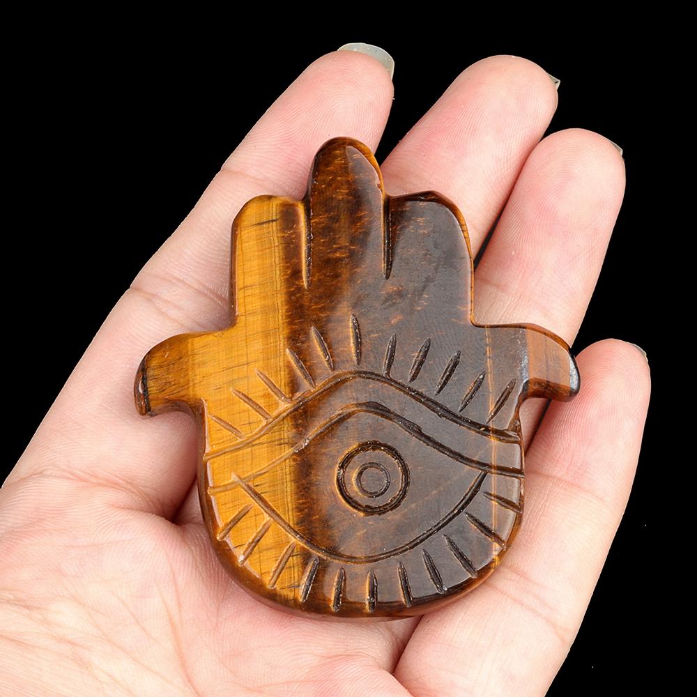 Buddha's Hand Ornaments Natural Stone Mini Decorative Ornament Lucky Gift Spiritual Jewelry Home Decor