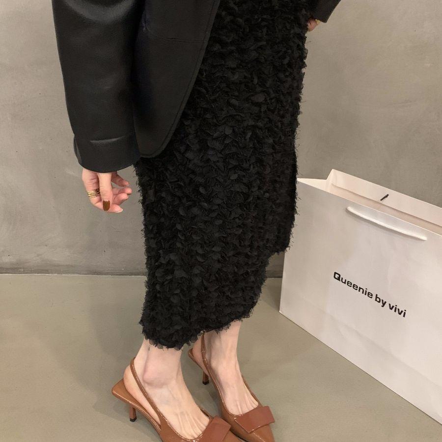 Niche French черные босоножки на высоком каблуке с завязками на голове, сказочные туфли 2025 года, новые весенне-летние туфли для светских львиц