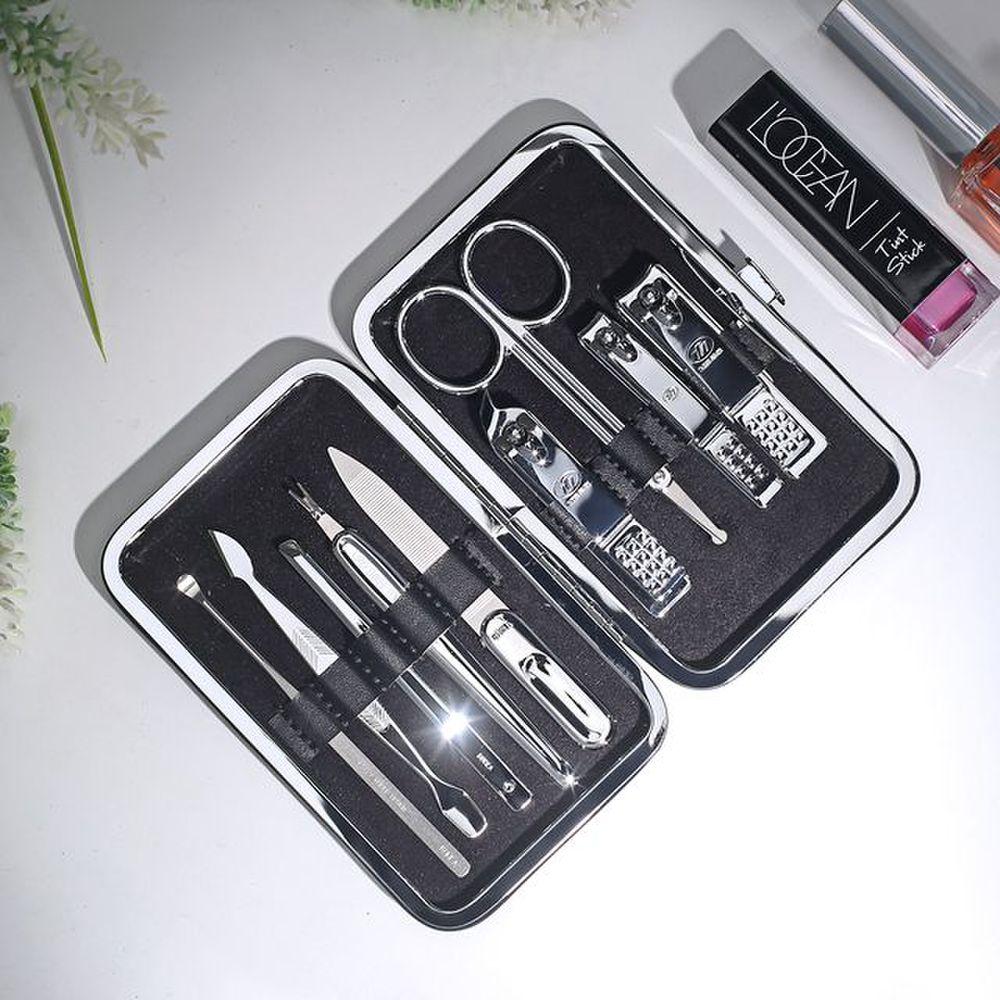 Threeseven Nail Clipper BLACK Nail Care Set TS-343EXC