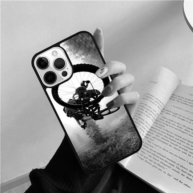 Спортивный Горный Велосипед Велоспорт Арт Чехол Для iPhone 17 Air 15 16 14 13 12 Pro Max 11 Pro Max Plus Чехол Для Телефона Coque