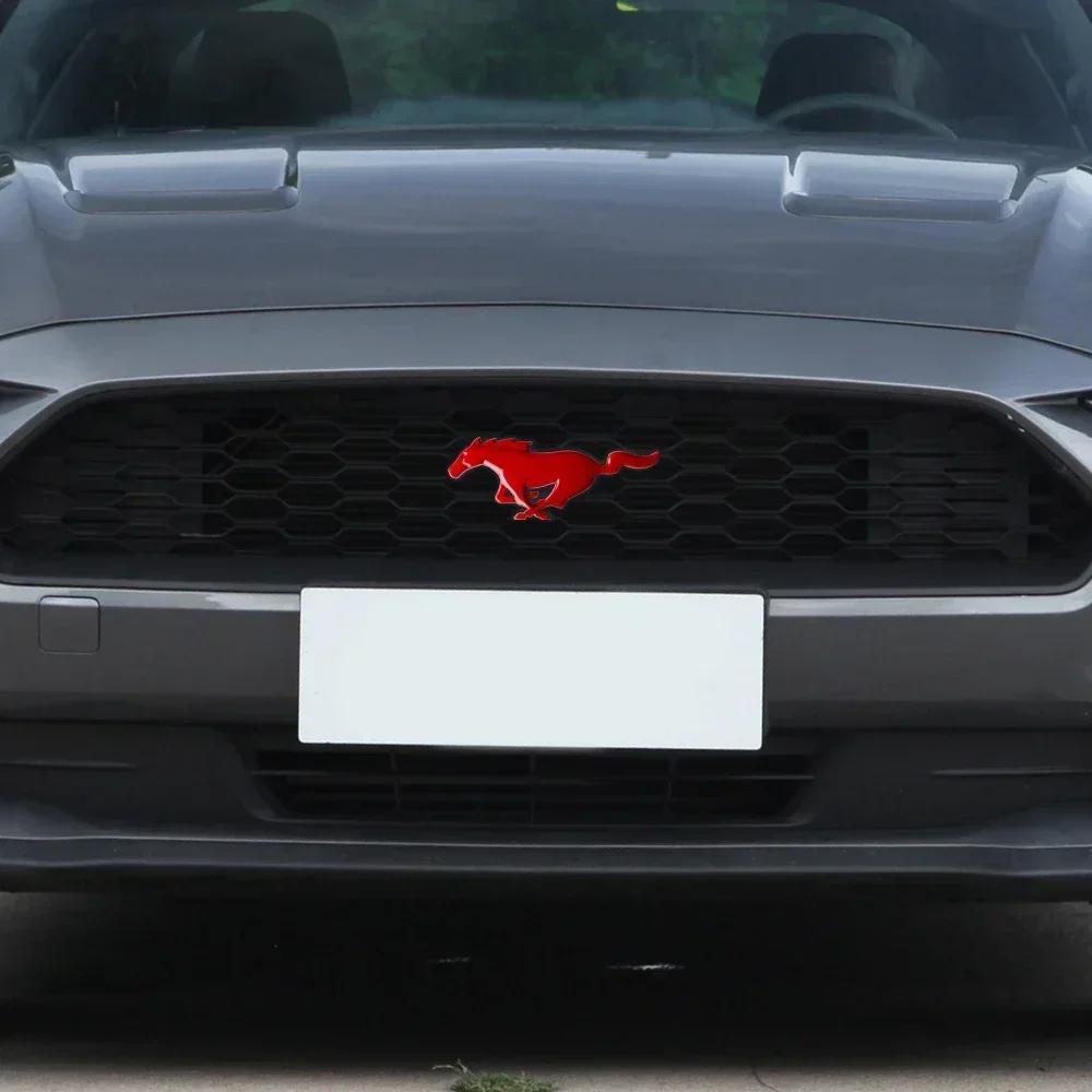 Car Sticker 2026 Ford 2025 Hot 3D Metal Styling Car Front Grill Badge Sticker Decal for Ford Focus Mustang 2 3 4 MK2 MK3 MK5 Fie