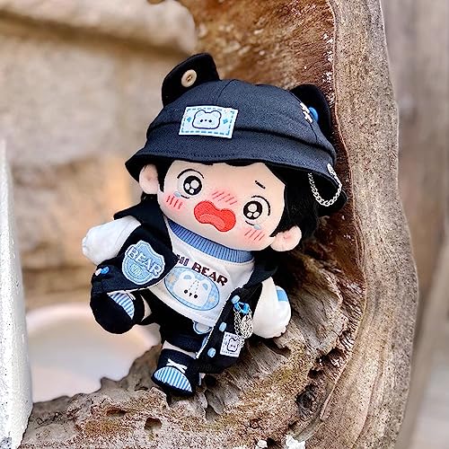 Niannyyhouse 15 см Плюшевая одежда Паркур Медведь Набор Включает Шляпу, Куртку, Шорты, Жилет, Обувь, Рюкзак, Хлопковая Кукла, Аксессуары для Переодевания (15см)