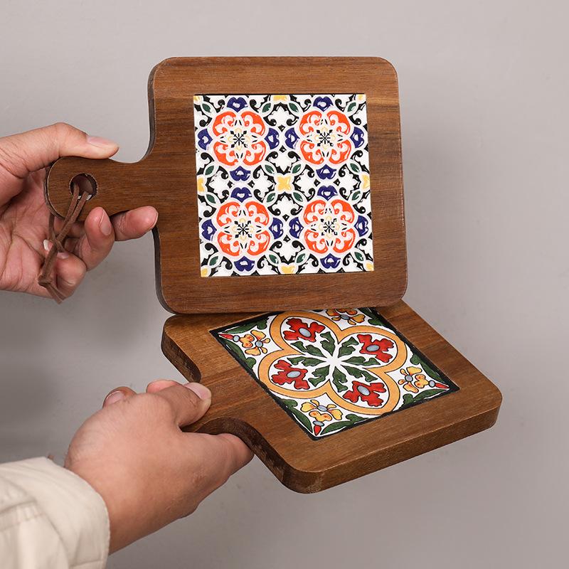 Коврик под горшок из цельного дерева: Деревянная теплоизоляционная подставка и подставка, предотвращающая ожоги, для кастрюль и суповых горшков