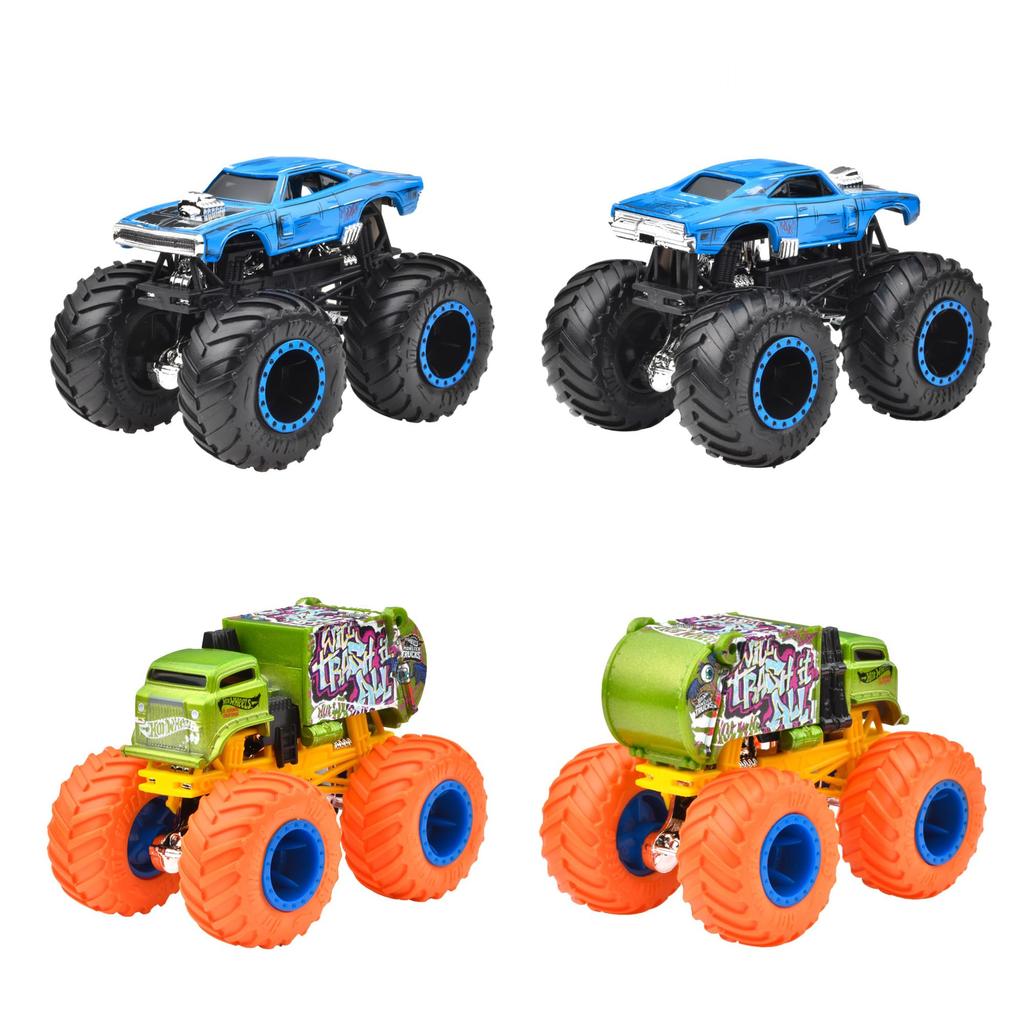 Hot Wheels Монстр-Трак 1:64 Ассорти Игрушечных Транспортных Средства, Мини-Машинки, Коробка на 8 Машинок, Возраст 3+, Многоцелевые, 983B-FYJ44