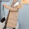 BITCED Women's Padded Coat - Plus Size, Mid-Length Winter Jacket