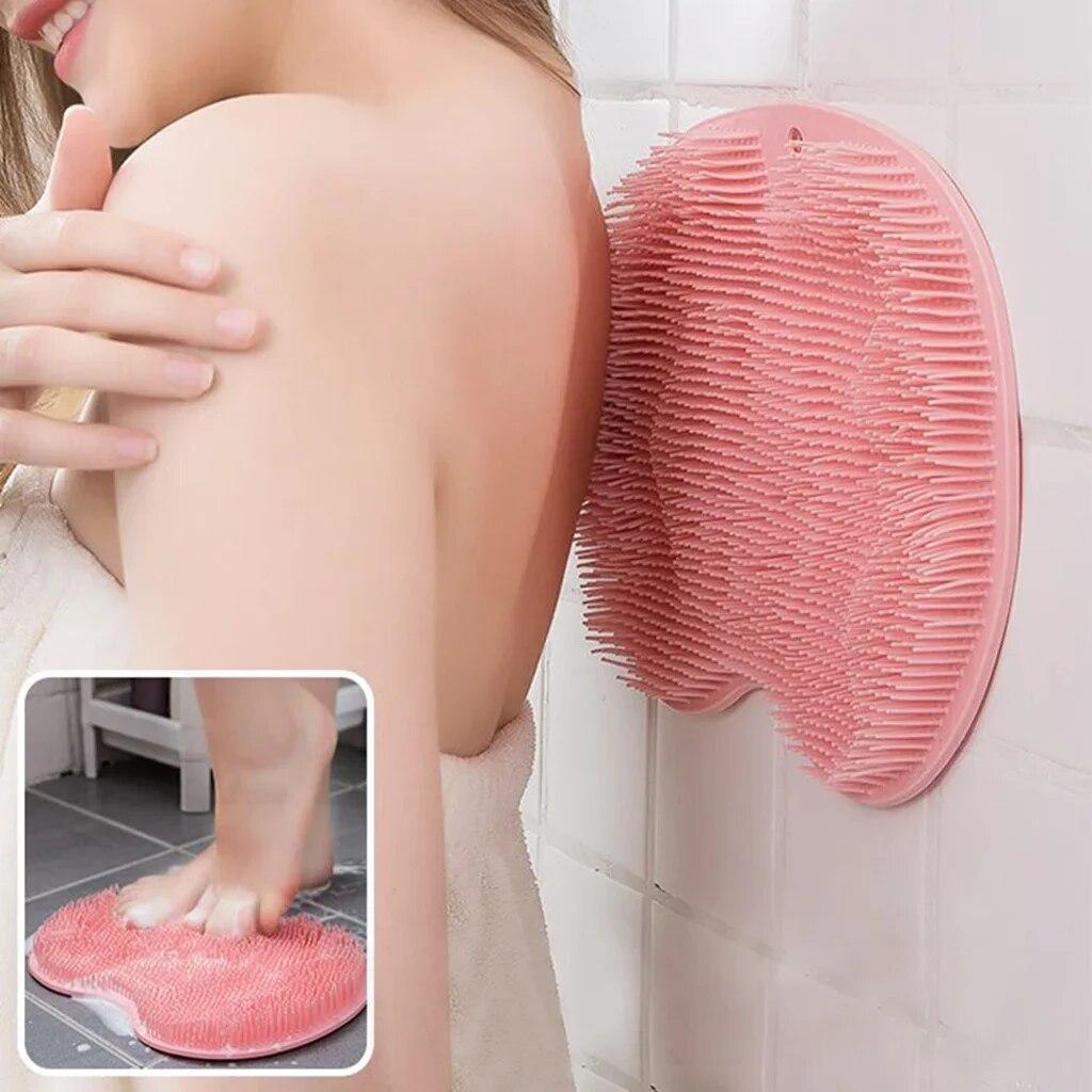 Foot Rubbing Back Rubbing Artifact Bathroom Massage Bath To Remove Dead Skin Feet Wash Silicone Bathtub Non-slipBath Mat
