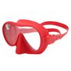 Маска для подводного плавания Защита от запотевания Закаленное стекло Маска для снорклинга с силиконовым ремешком Складная