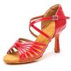 Women's Latin Dance Shoes Ballroom Dance Shoes PU Dance Shoes 9CM Heel