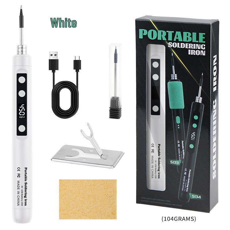 Комплект портативного паяльника USB 5 В 15 Вт для домашней сварки и штамповки пластика