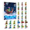 Seasonal Advent Calendar Resist Frog Design 24-Day Countdown Festive Family Activity Calendar Festive Atmosphere Enhancer