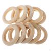 10 шт. 58 мм деревянные петли соединители круг деревянное кольцо для рукоделия