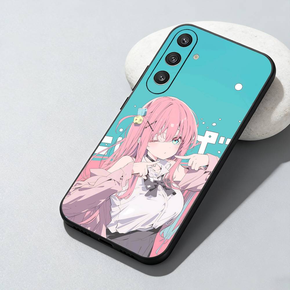 Чехол для телефона B-Bocchi The R-Rock Hitori Gotoh для Samsung Galaxy A73, A72, A71, A70, A52, A51 Другие Мягкий Черный Чехол