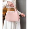 IELGY Ladies Sweet Pink Lychee Pattern Stylish Small Commuter Shoulder Bucket Bag