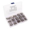 240Pcs Self Tapping Screws Cross Pan Head Stainless Steel M3 M4 M5 Combination for Wood Work