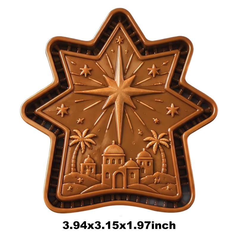 Christmas Mini 3D Pie Molds Food Grade Non Stick Hand Pie Maker for Xmas Holiday Baking DIY Pastry Gifts