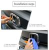 MPC4 Car Front Grille Badge Auto Steering Wheel Trunk Decorate Stickers For Honda FIT 2014-2018 Year Civic 8th 9th 9.5th 10th Generat