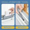 Window Cleaning Brush Windowsill Groove Deadend Cabinet Crevice Brush with Replace Head Household Multifunctional Cleaning Tools