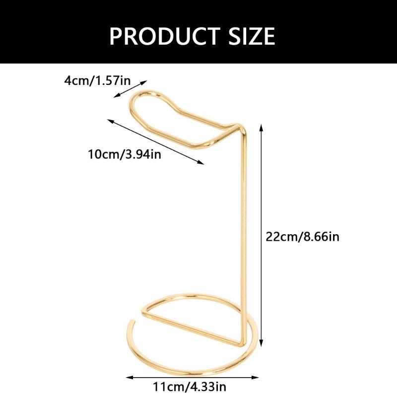 Headsets Stand Metal Headphones Holder Durability for Music Lovers Gamers and Office Professionals