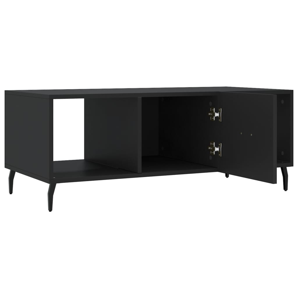 Coffee Table Black 102x50x40 cm Particleboard