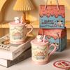 Birthday Bear Especially Beautiful Cup Birthday Gift Office Water Cup Cute Household Ceramic Mug