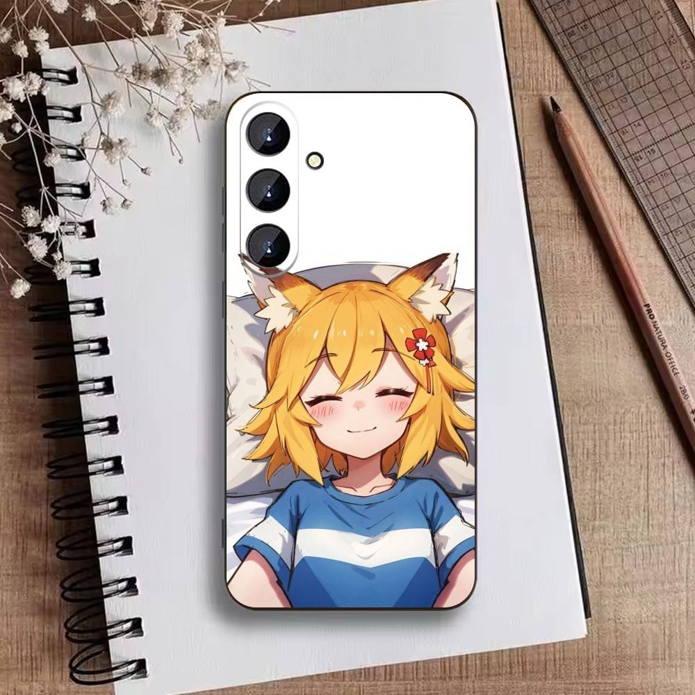 The Helpful Fox Senko-san Senko Phone Case For Samsung Galaxy A73,A72,A71,A70,A52,A51 Others Soft Black Cover