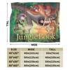 The Jungle Book Super Soft Blankets  Picnic Plush Bedding Throws Street Trend Bedroom Flannel Bedspread Sofa Bed Cover