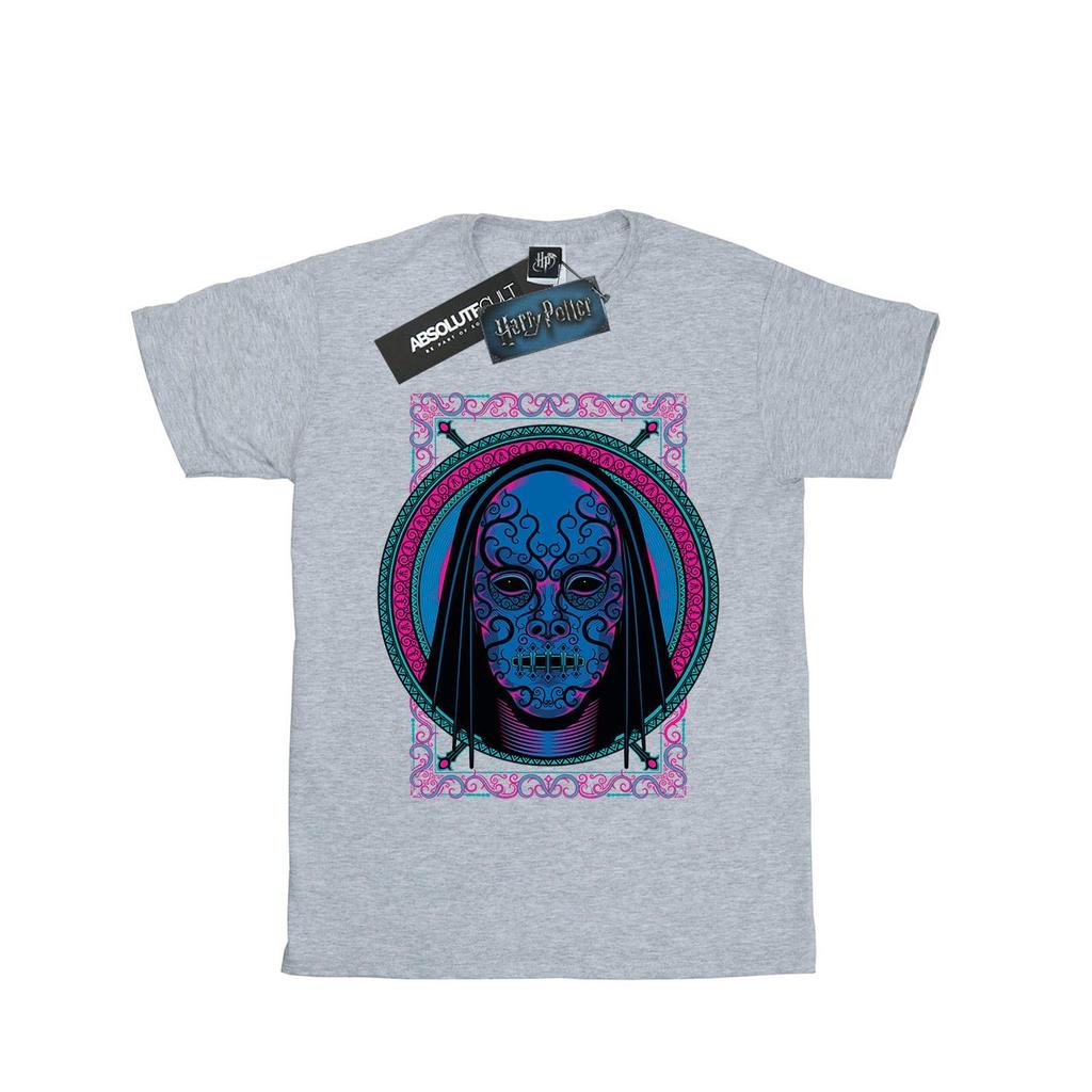Harry Potter Mens Neon Death Eater Mask T-Shirt