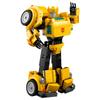 Желтый робот грузовик автомобиль игрушки строительные блоки грузовик трансформировал автобот деформация подарок для детей
