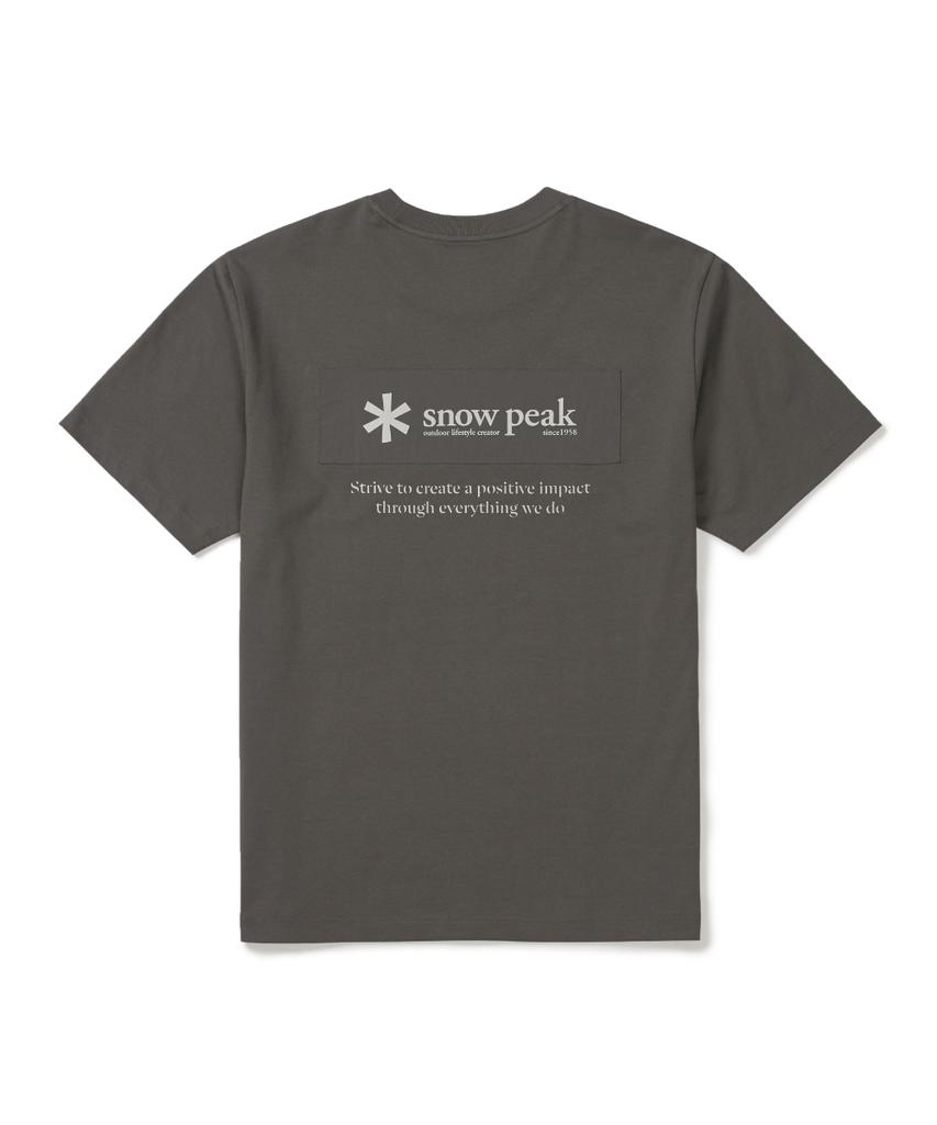 SNOWPEAK APPAREL Футболка с коротким рукавом Aerocool с тканой нашивкой (S26Mufts24) Темный хаки