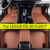 Автомобильные коврики для серии LEXUS ES ES200 ES250 ES300h ES350 2013 2014 2015-2017 автомобильные коврики для ног автомобильный ковер