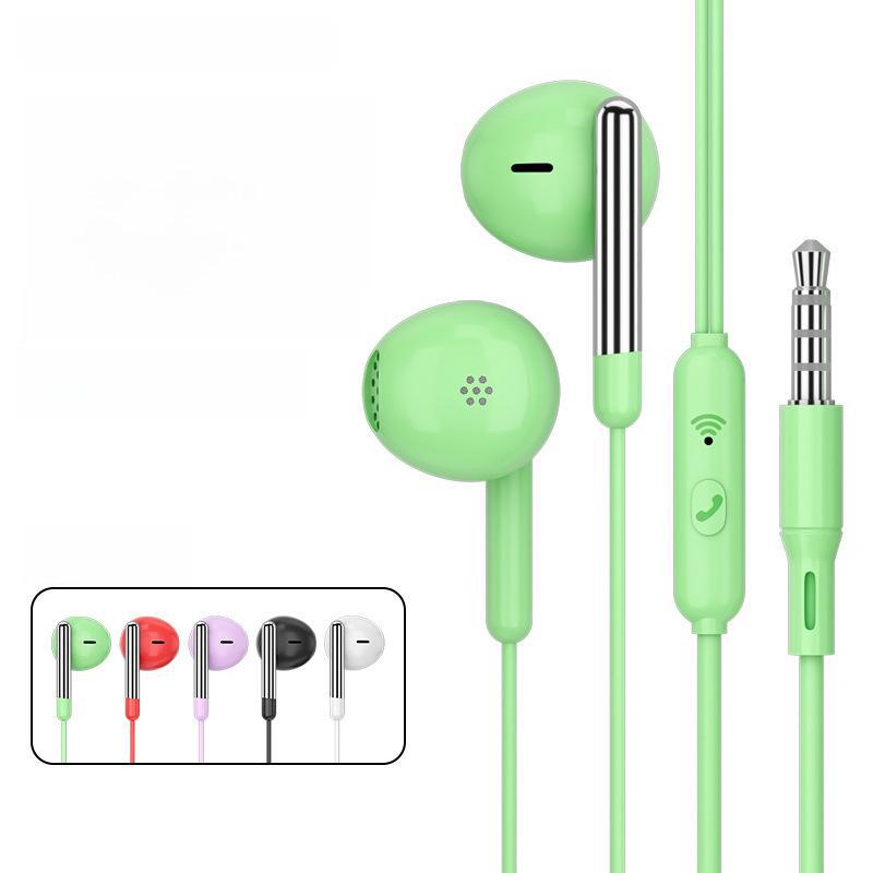 In-Ear Wired Earphones with Mic, 3.5mm, Compatible with Vivo, Huawei, Oppo, Apple