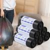 30Bags/Roll Trash Can Bin Garbage Bag Points Off Plastic Bags Rubbish Bag  Bathroom Kitchen