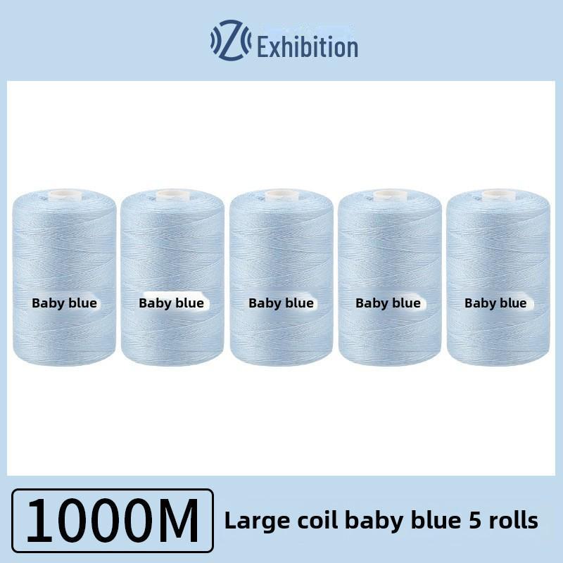 1000 ярдов ниток для бытового шитья: Полиэстер, цветная ручная работа, тонкая катушка