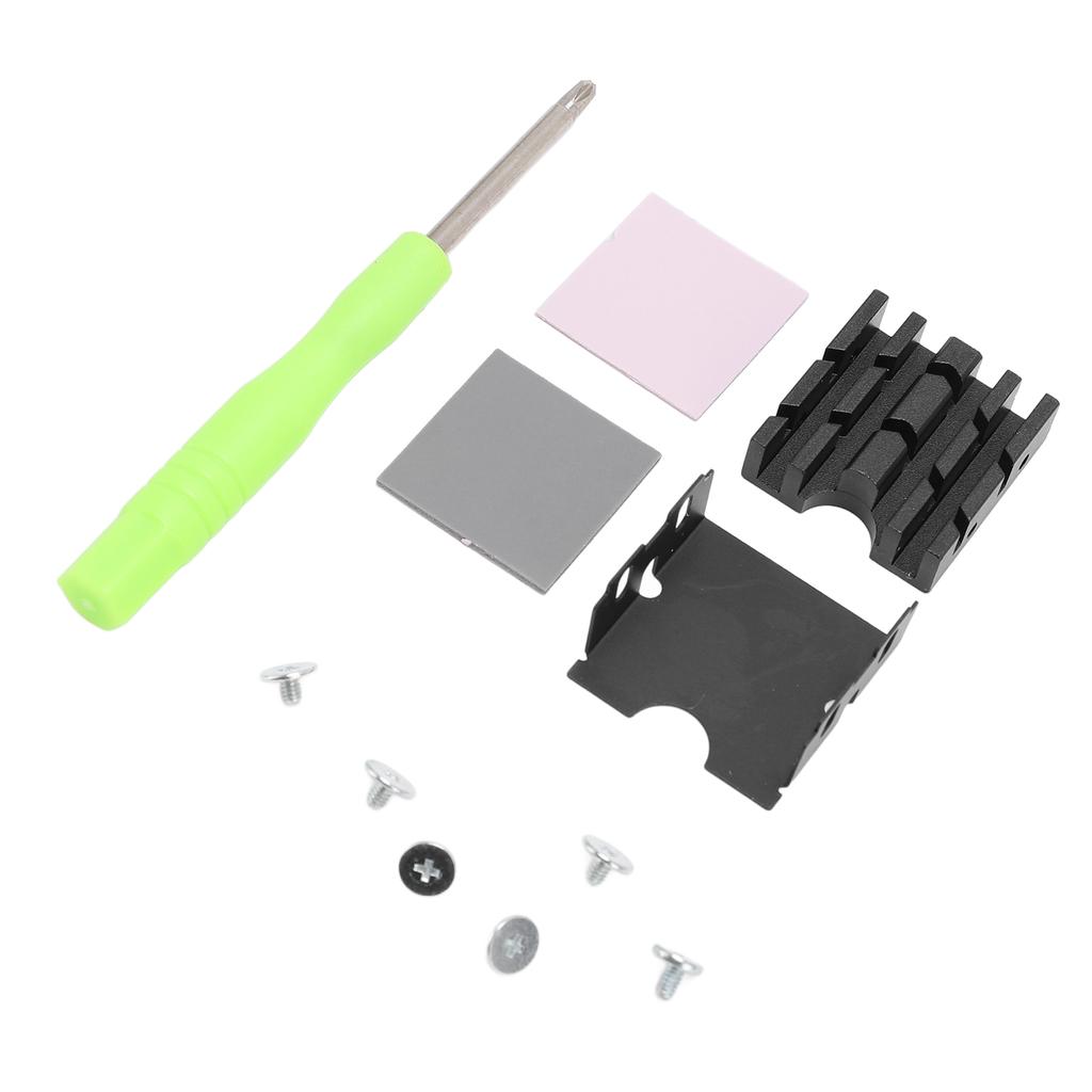M.2 2230 SSD Heatsink PC M.2 PCIE NVME SSD Double Sided Heat Sink Cooler with Thermal Silicone Pad for Computer