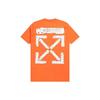 Off-White X Teenage Engineering SS22 Футболка с логотипом и круглым вырезом с короткими рукавами Мужские топы Оранжевый OMAA027T22JER0012001