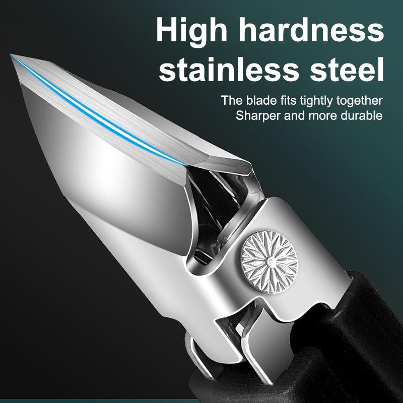 Косые заостренные пружинные кусачки для ногтей, защита от брызг, для вросших ногтей, портативные, высококачественные, триммер для ногтей на ногах и руках, маникюрные инструменты