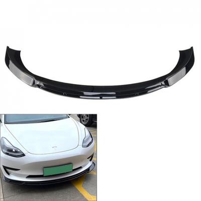 Для Tesla Model 3 2017- 18 19 Автомобильный передний бампер Губа Подбородок Спойлер Разделитель