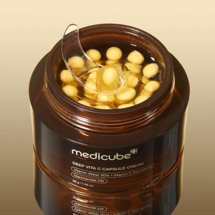 Medicube Deep Vita-C Capsule Crème illuminatrice 55 g — Effet flash, vitamine C encapsulée
