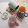 Simple Nordic Style Ceramic Cup Color Matching Mug Water Cup Milk Cup Juice Cup