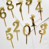 Cake Numeral Topper Crown Style Dazzling Acrylic Number Cake Topper Anniversary Birthday Party Decoration for Home