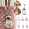 Transparent Keychain For Collecting Cat DIY Pet Furs Hair Souvenirs Pendant Storage Collection T2G8
