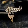 Deer Brooch Female Ins Trendy Personality Temperament Simple Atmosphere High-End Pin Buckle A Deer Has Your Suit Accessories